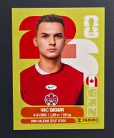 CAN 16 - Niko Sigur - Panini FIFA World Cup 2026 UE