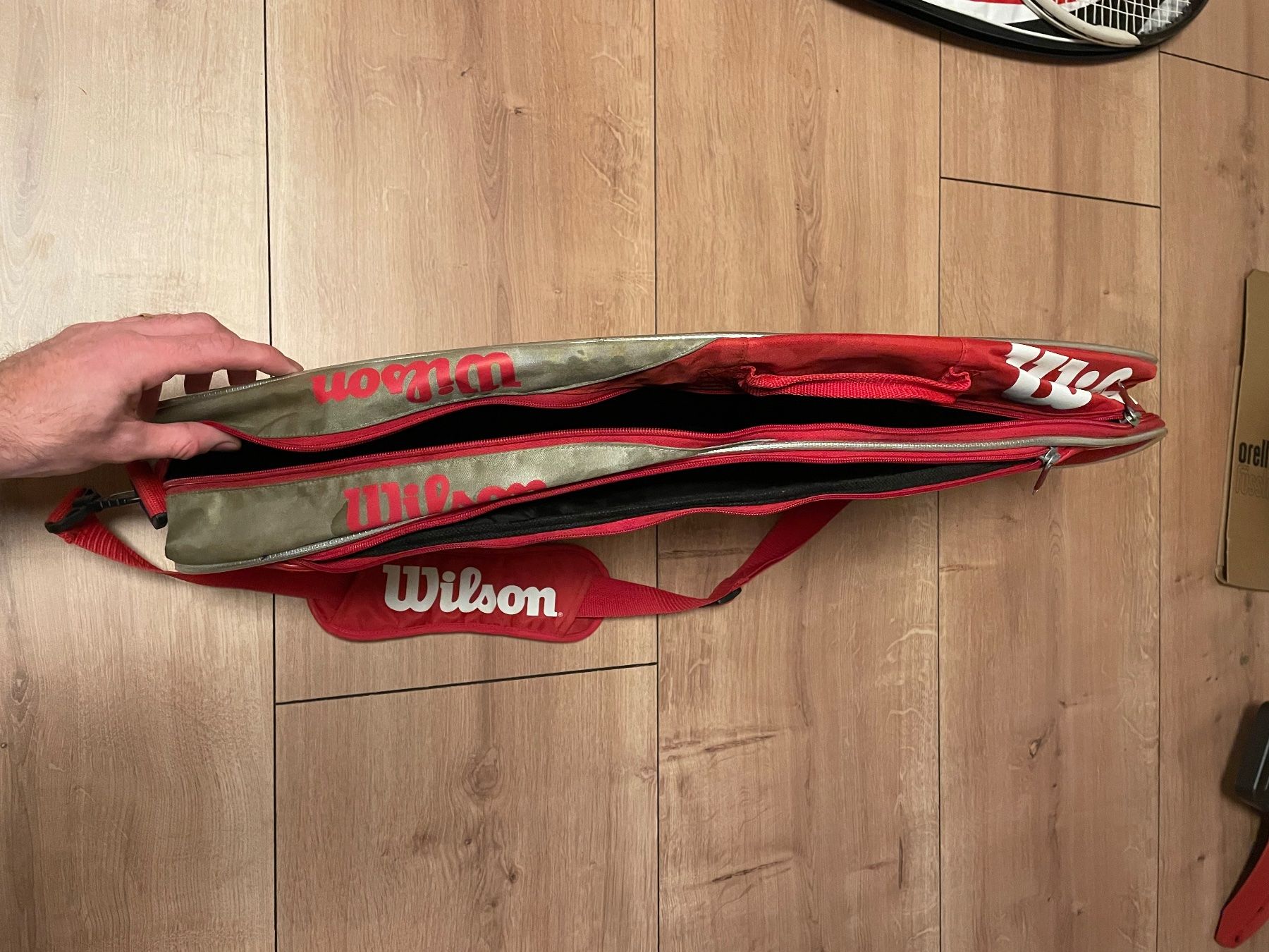 Wilson Taschen: Tennistasche mit zwei Fächern plus Tennisschläger – Gebraucht aus Vilters von Sandro1093 2