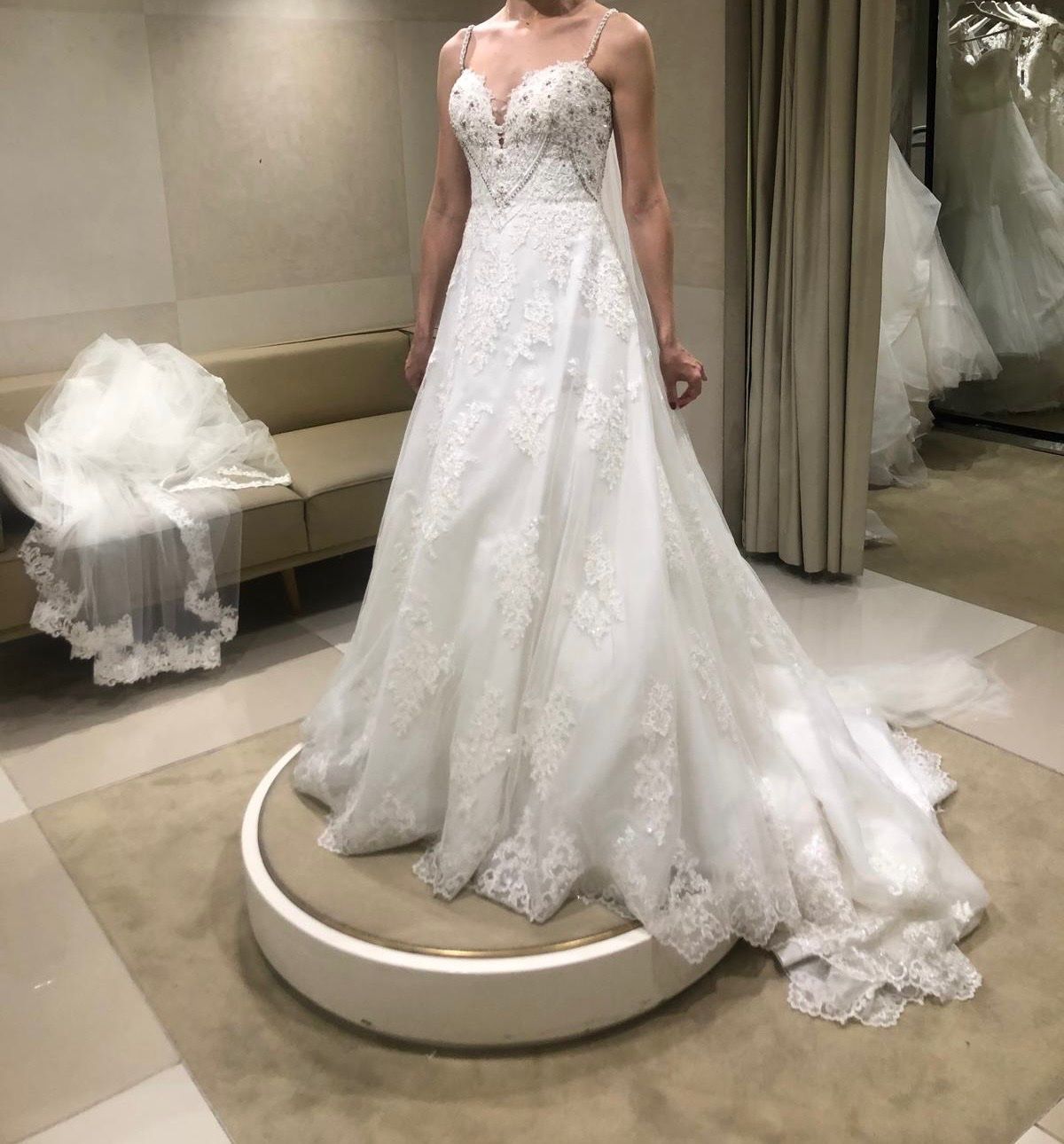 Pronovias Vestiti: Pronovias Brautkleid – Nuovo (secondo la descrizione) da Allschwil venduto da eyl_bb8q 1