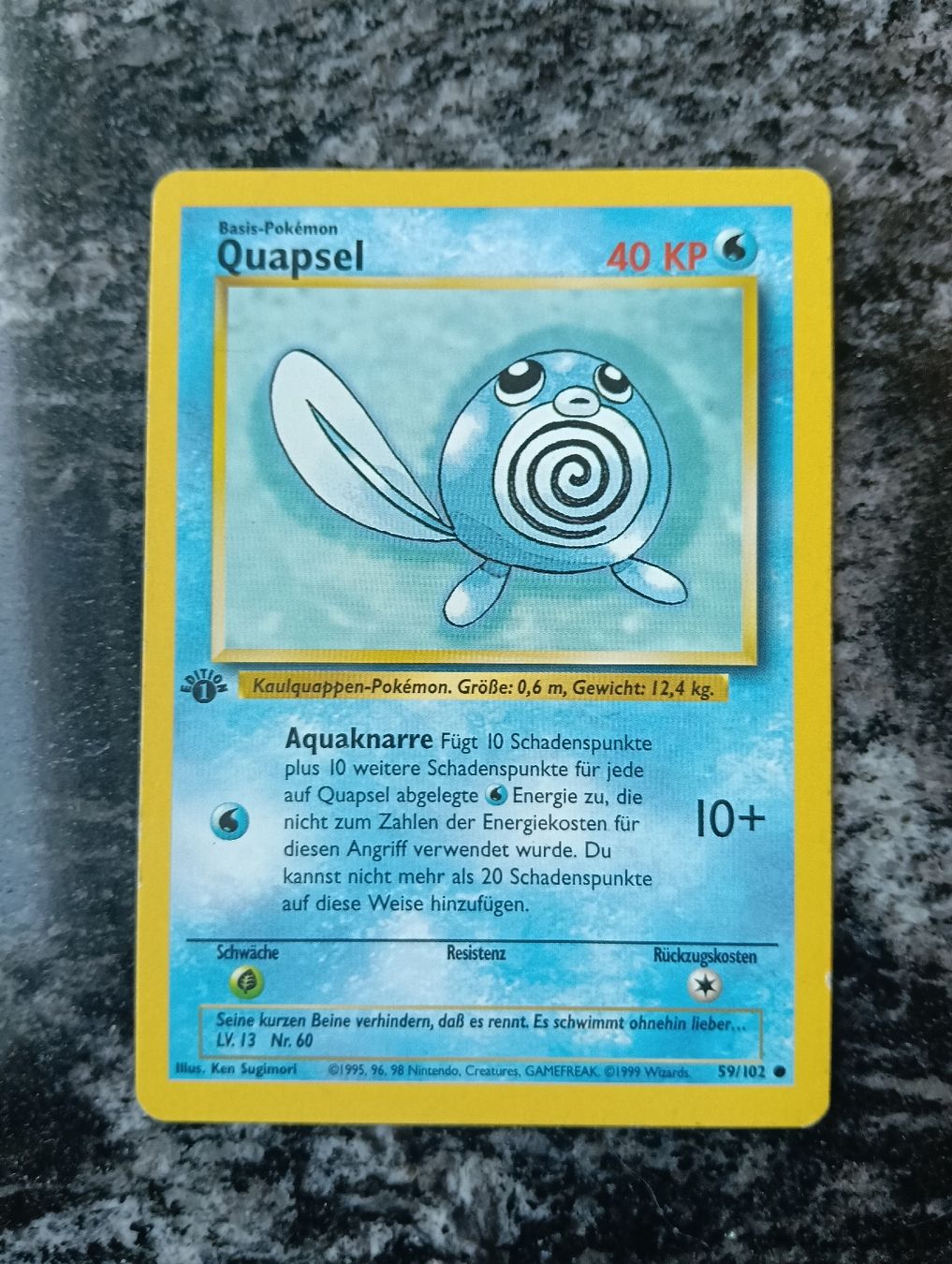 Pokémon Carte collezionabili: Pokémon Base Set  Quapsel.              1 Edition  – Usato da LEUZIGEN venduto da mic_sdh5