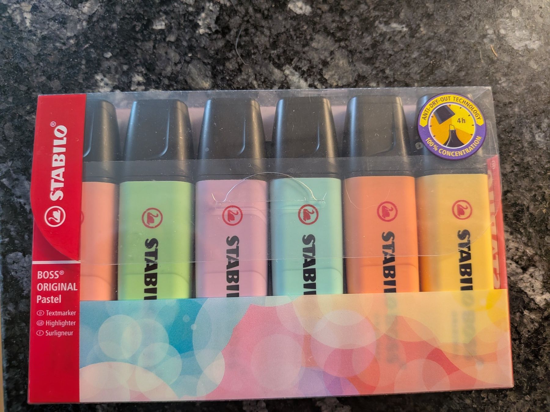 Stabilo Penna & Evidenziatori: Stabilo Boss Pastel original – Nuovo e nell'imballaggio originale da Bern venduto da DEGER