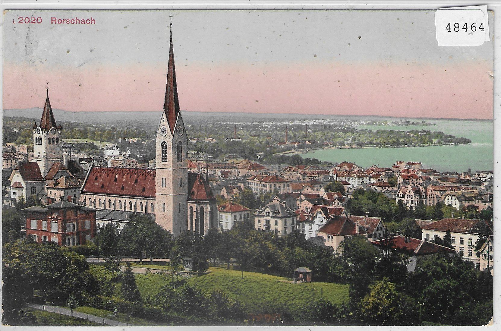 Cartoline postali: Rorschach - Generalansicht – Usato da Ettingen venduto da Kartenplanet