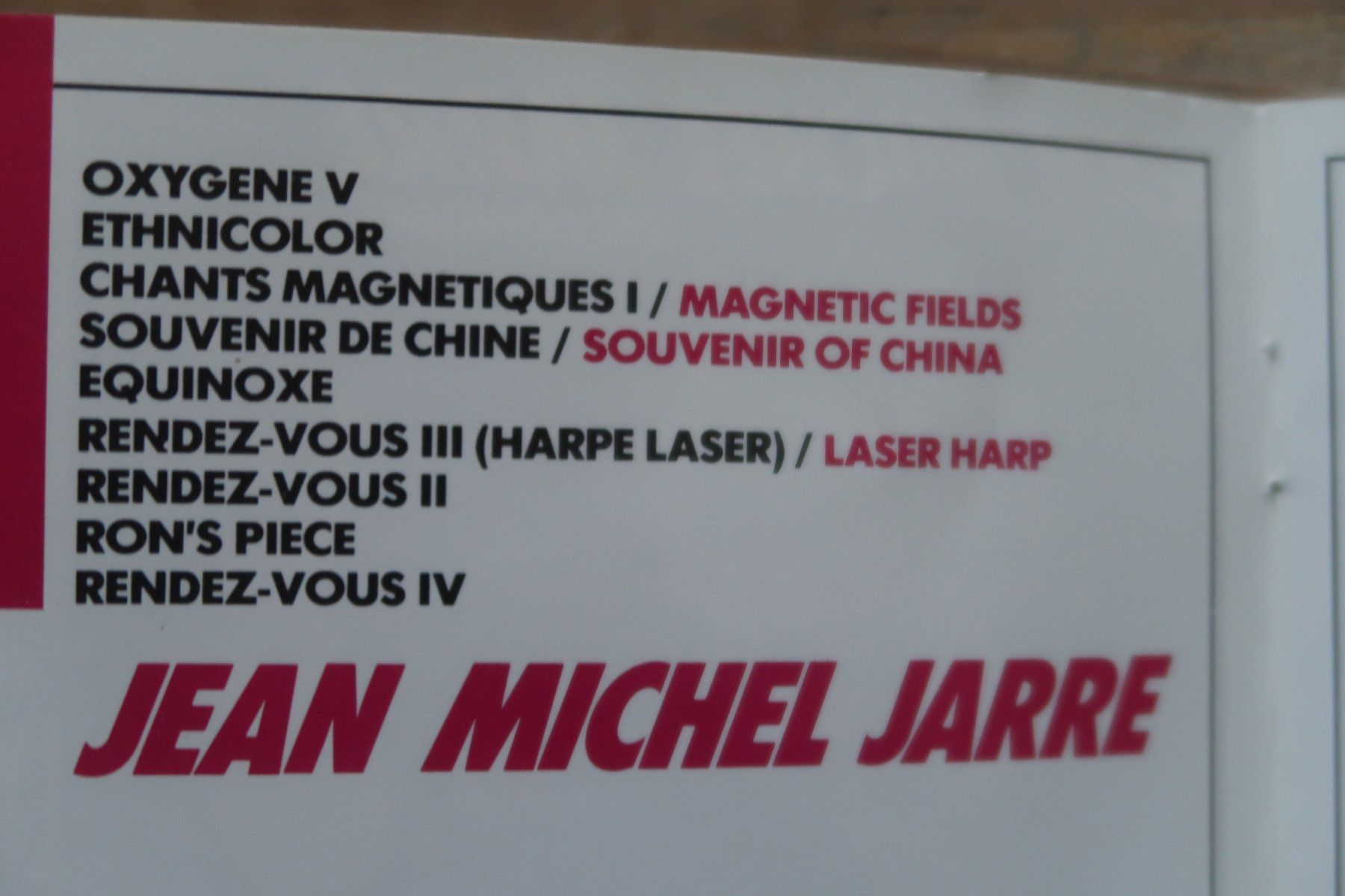 CD: JEAN-MICHEL JARRE - EN CONCERT - CD – Usato da Basel venduto da Patiscat 3