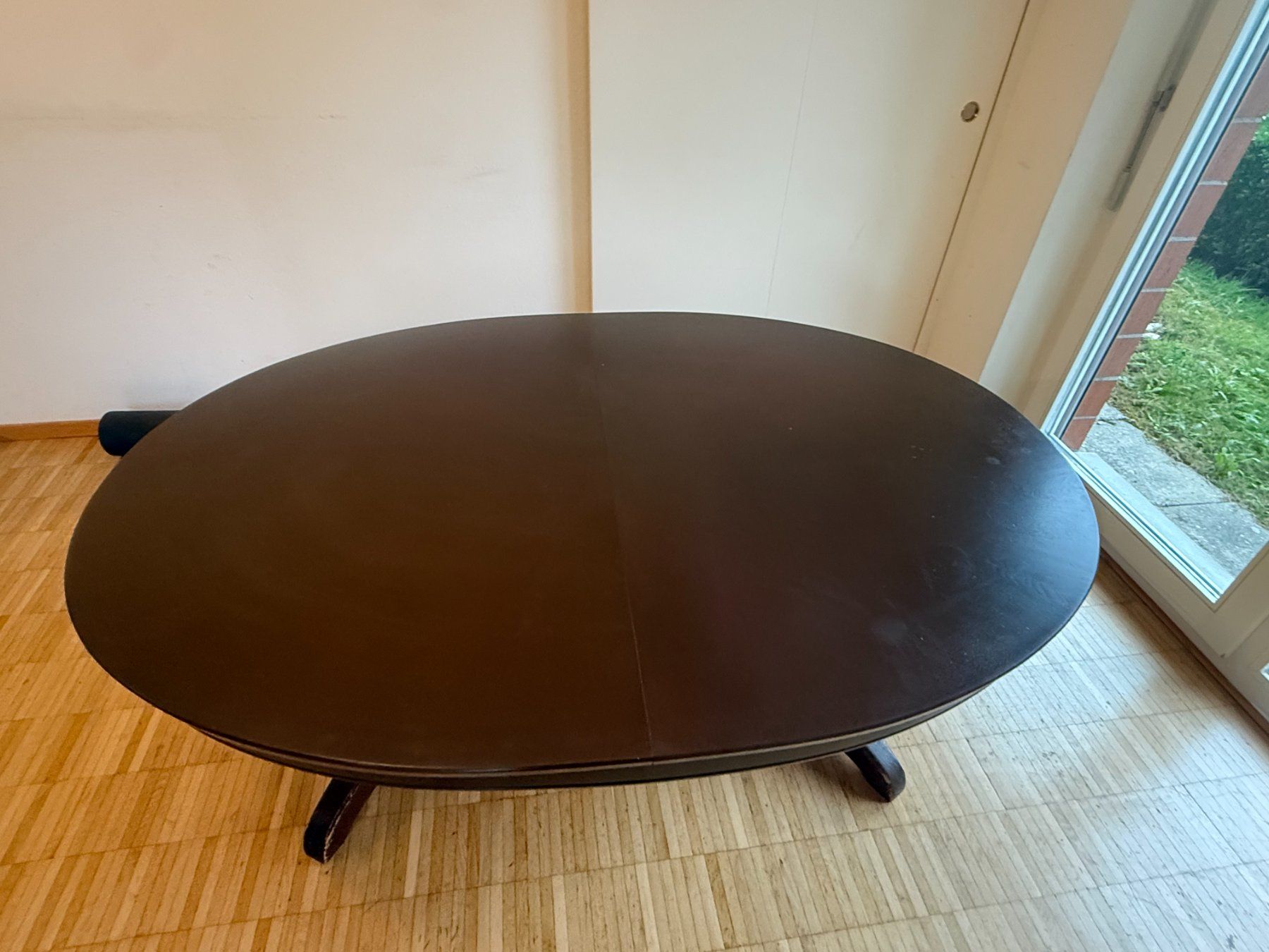 Tavoli: Oval Holz Tisch ausziehbar – Usato da Thalwil venduto da wannabuywatch 5