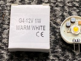 LED Leuchte mit G4 Sockelanschluss NEU