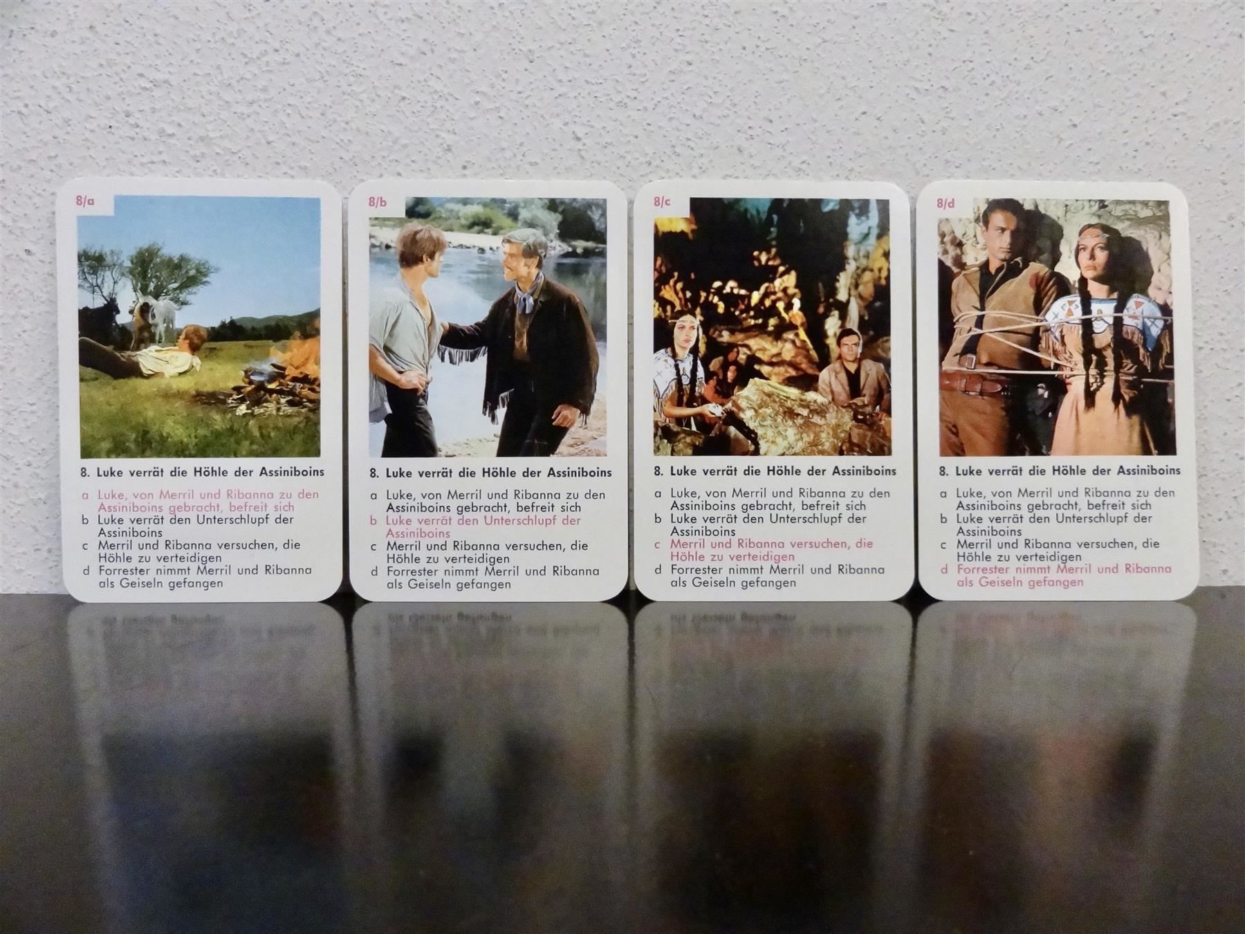 Giochi: schönes altes Quartett WINNETOU II – Usato da Kerzers venduto da wisaundso 7