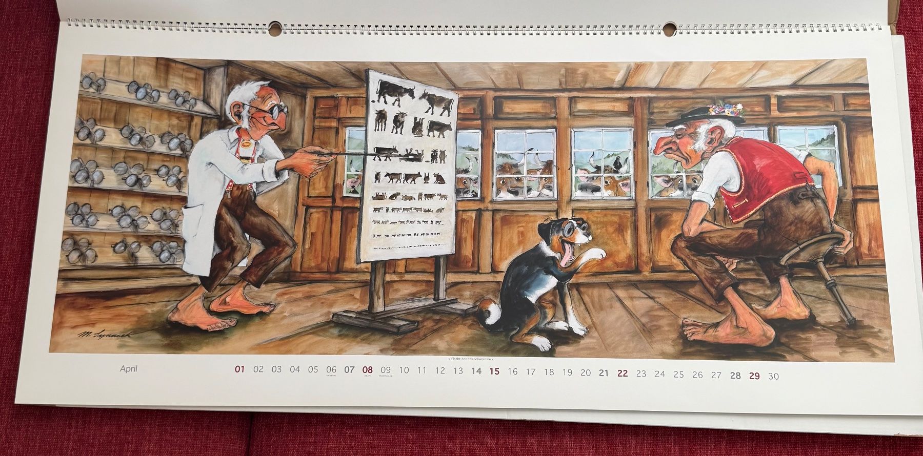 Kalender: Kalender Martin Synacek 2012 Appenzell – Gebraucht aus Riehen von ekc_ymy2 4