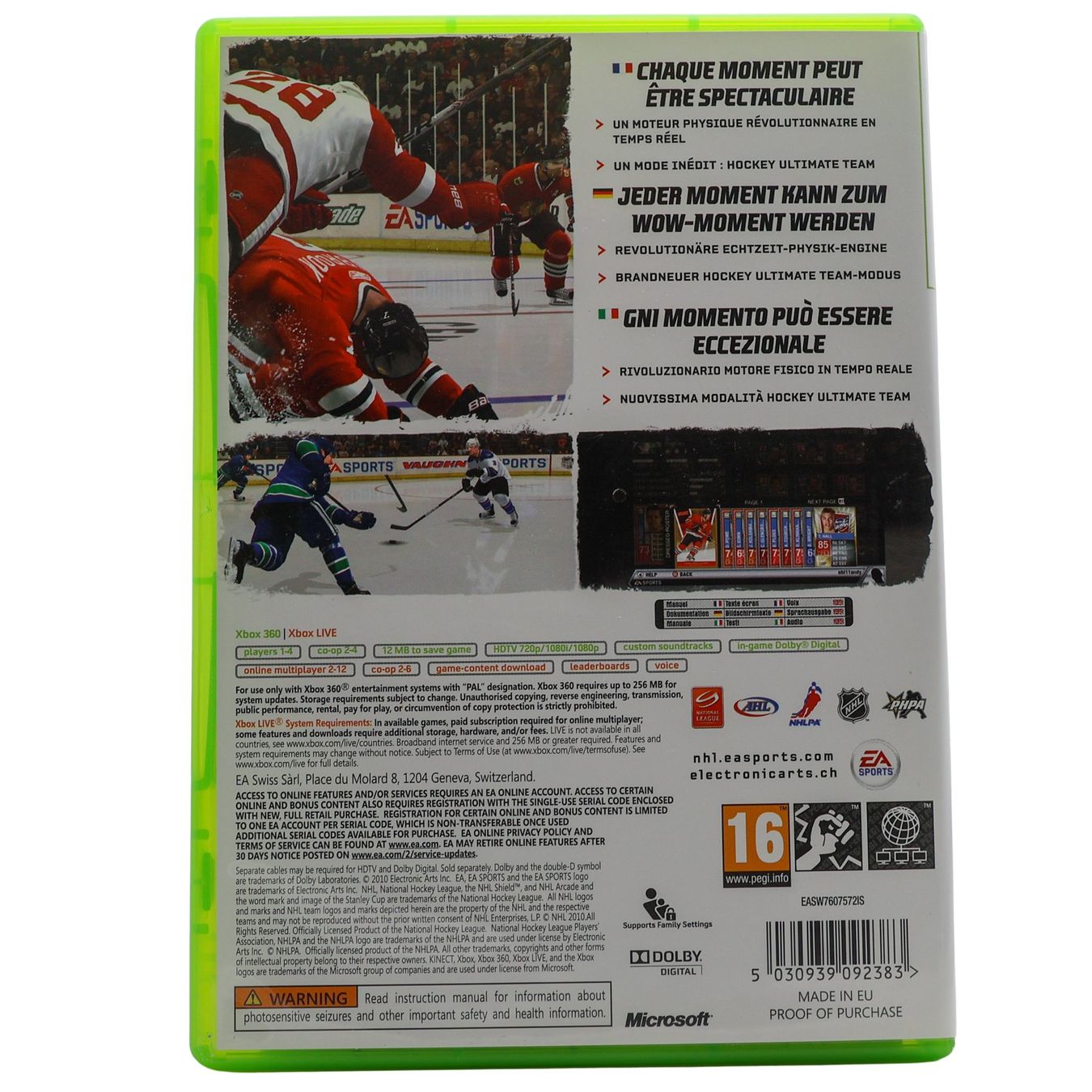 Giochi: NHL 11 - XBOX 360 – Usato da Paudex venduto da dindeboy 1