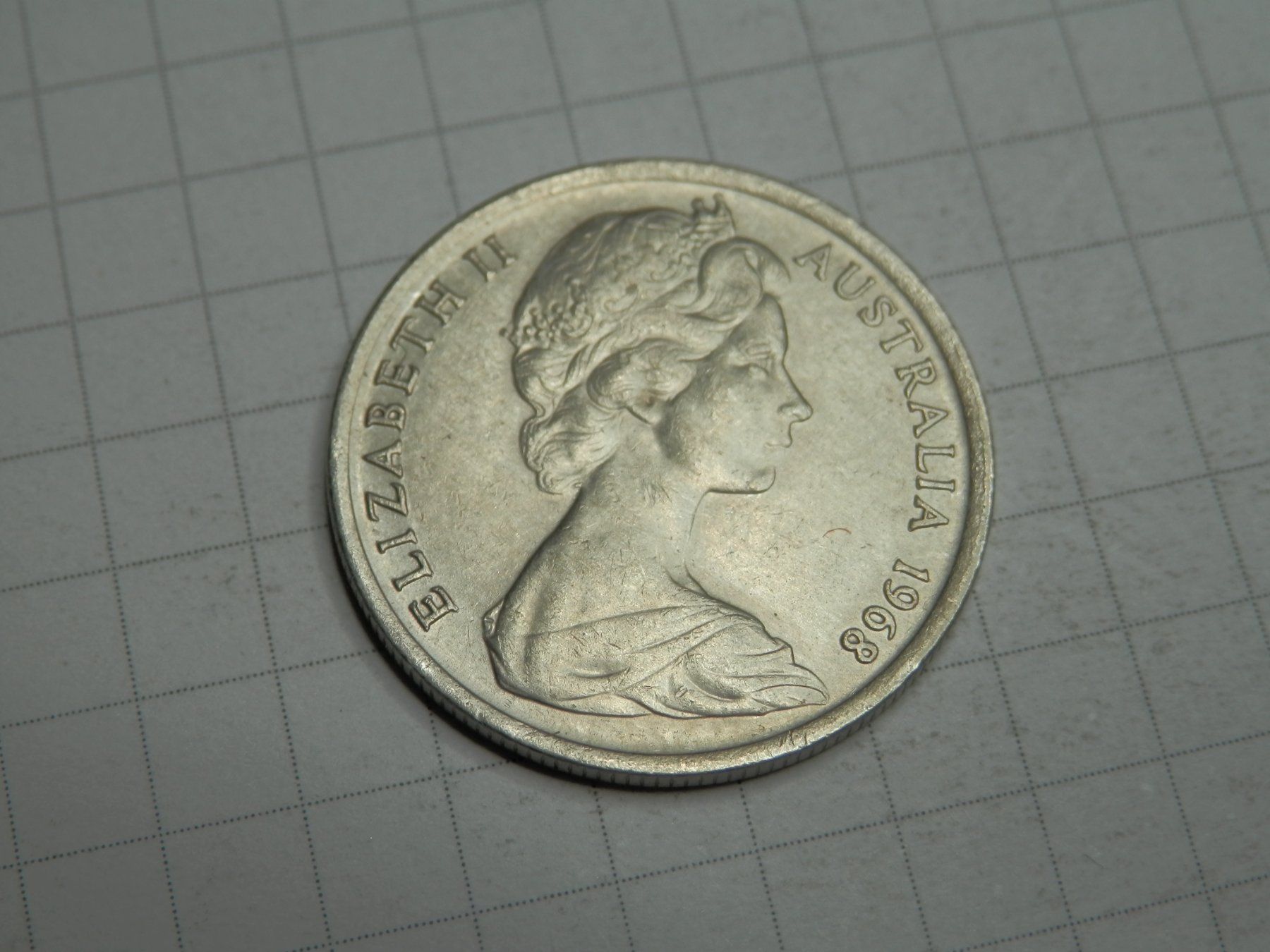 Tutti le monete: Australien 5 Cent, 1968 – Usato da Weiach venduto da weiach81