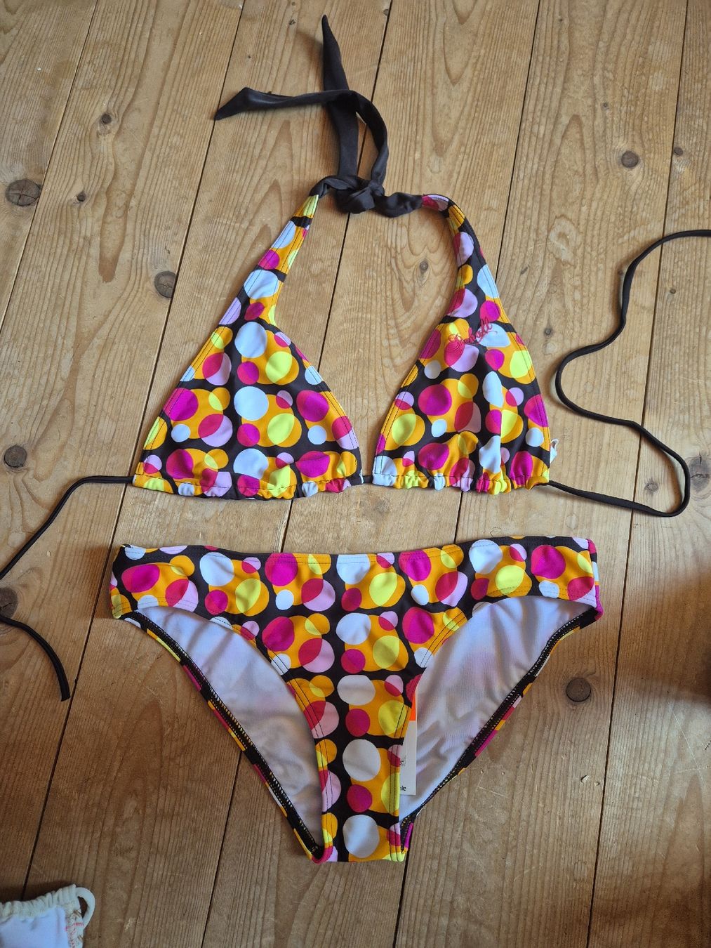 Costumi da bagno & Bikini: Rehall Bikini, Grösse M, buntes Pünktchenmuster – Nuovo e nell'imballaggio originale da Grandval venduto da JeroenK