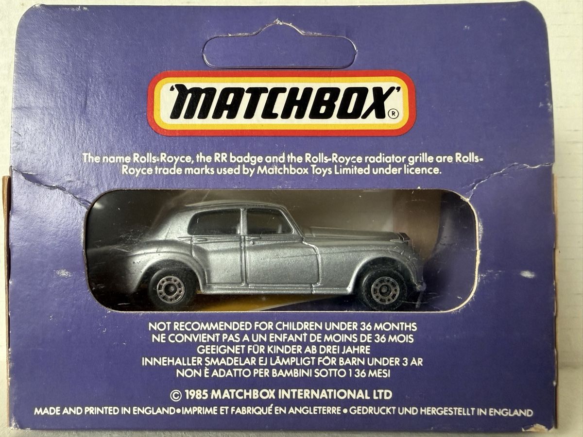 Matchbox Modellini d'auto: Matchbox Rolls Royce Silver Cloud II James Bond A View 55 – Nuovo (secondo la descrizione) da Evionnaz venduto da eriba430 1