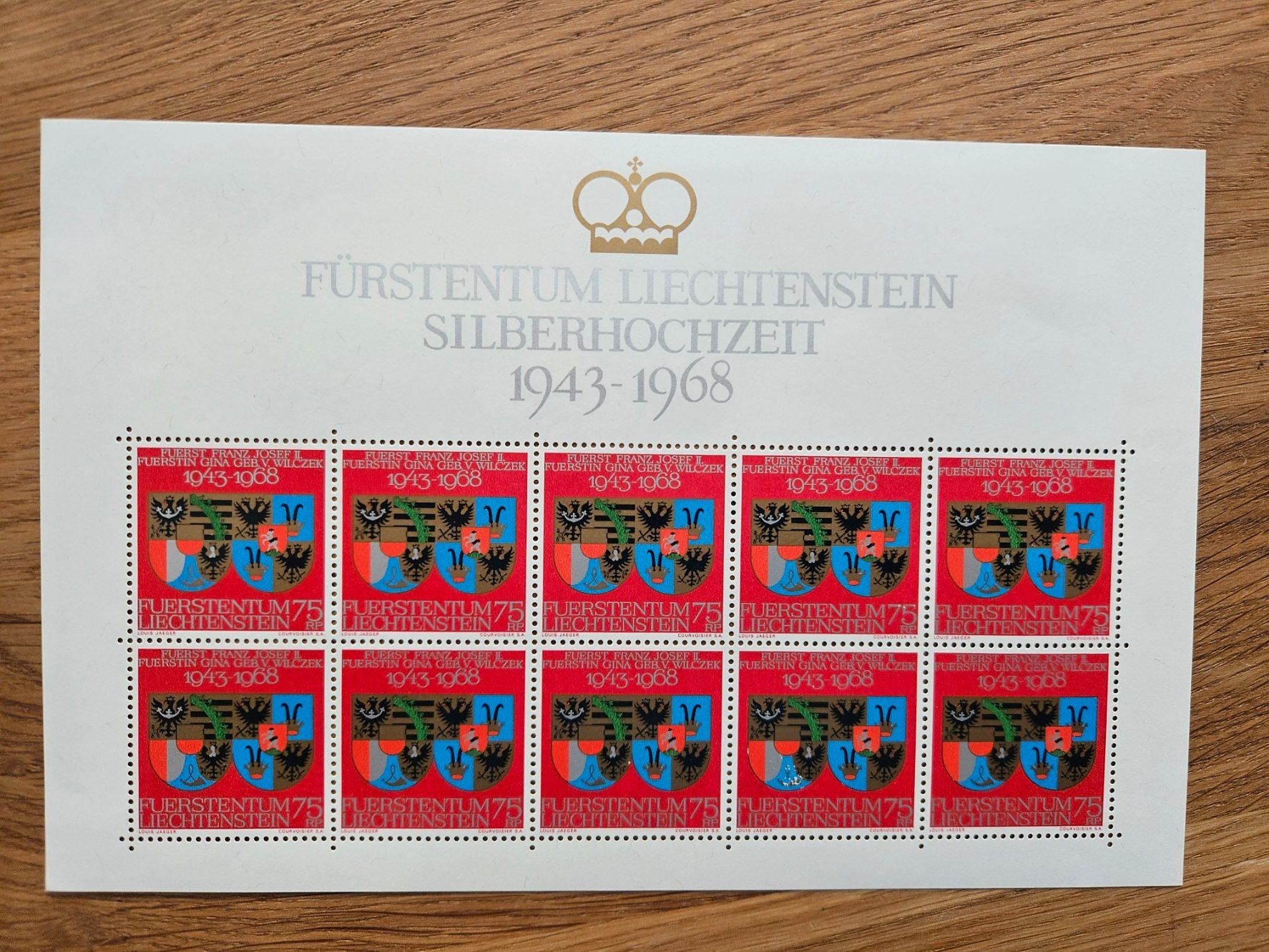Alle Briefmarken: FL 434 + 469 ganzer Bogen ** nur 3.-- – Gebraucht aus Buttikon SZ von Marcelr