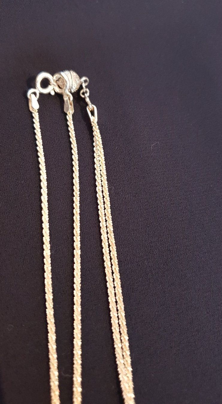 Catenine: Zwei schlichte Silberketten – Nuovo (secondo la descrizione) da Gutenswil venduto da PrestigeOne 5
