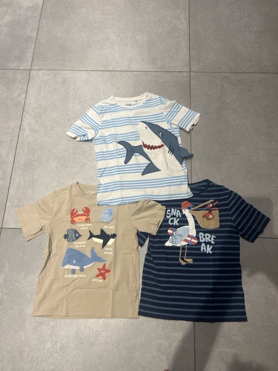 C&A Hemden, T-Shirts & Polos: 3 T-Shirts C&A Set  – Gebraucht aus Bottmingen von ale3829