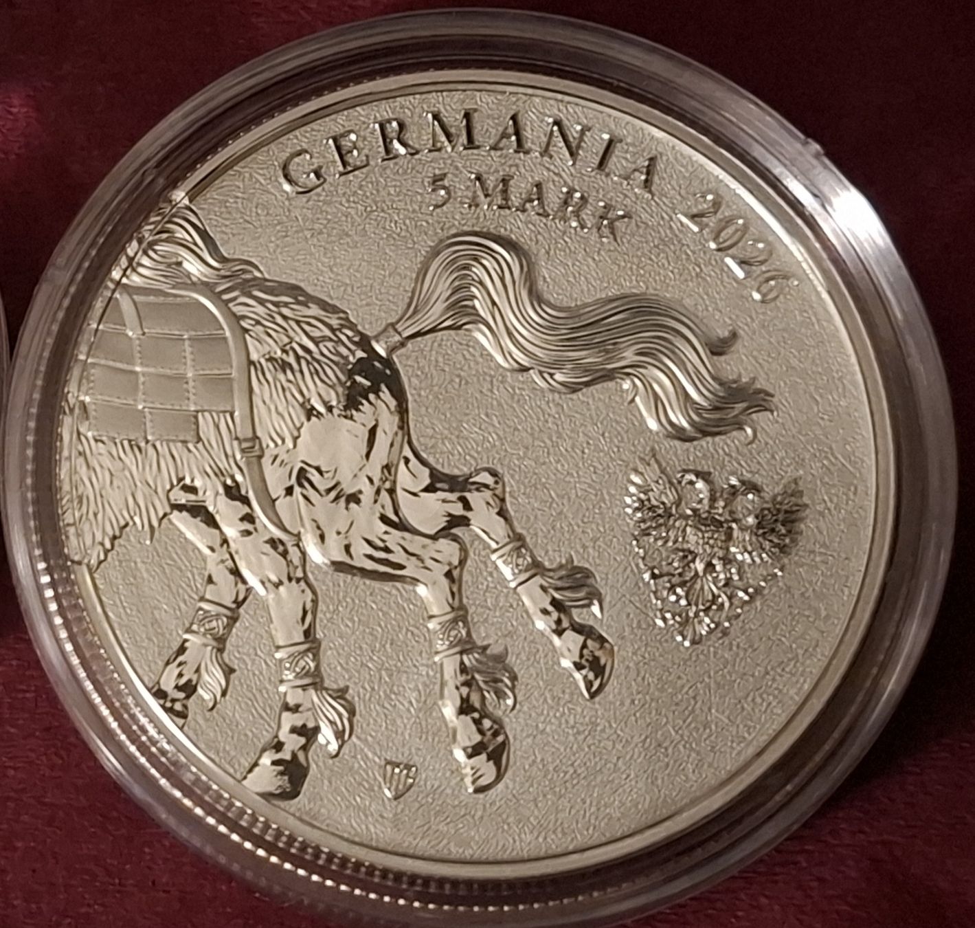 Toutes les monnaies: 1 Oz Silber Sleipnir 2026 - Germania Mint  – Neuf (Voir description) à Leibstadt par Oxygen73 1