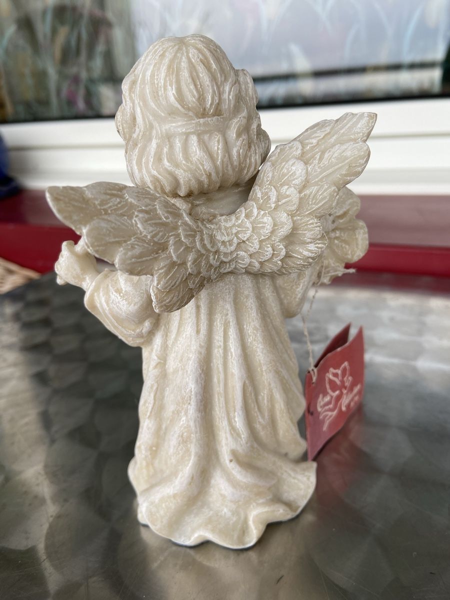 Figuren: Engel mit Blume Blumenengel 15cm Kunstharz – Neu (gemäss Beschreibung) aus Diessenhofen von Mariannrosa 2