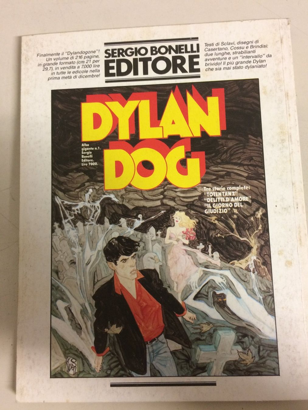 Fumetti: DYLAN DOG # 76 MALEDIZIONE NERA Sergio Bonelli 1993 – Usato da Vezia venduto da Aquarius_Age 1