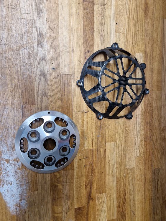 Kbike Kupplungsdruckplatte Ducati Rot - Aluminium Druckplatte Made In Italy