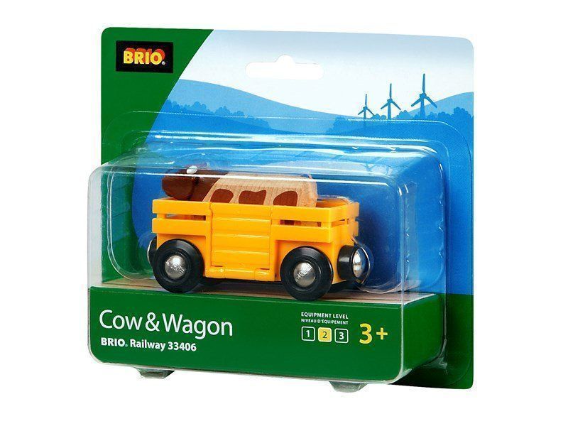 Brio Giocattoli: Brio Tierwaggon Kuh – Nuovo e nell'imballaggio originale da Schlatt TG venduto da AndrTra 1