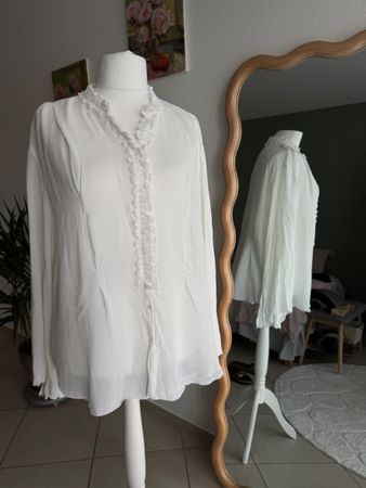 Elegante Bluse weiss