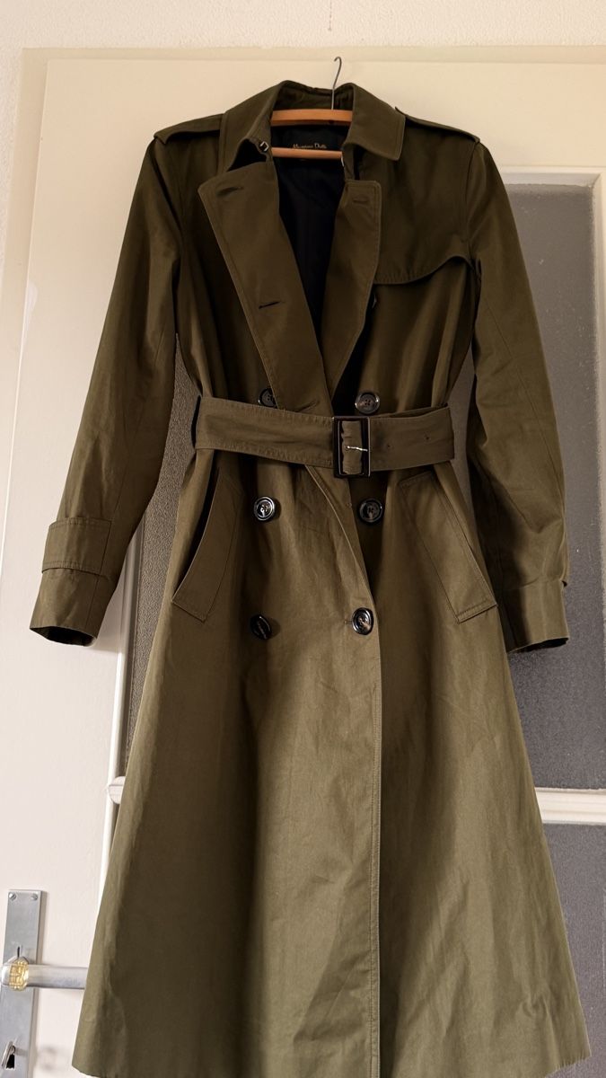 Massimo Dutti Manteaux: Trench coat Massimo Dutti vert militaire taille S – D'occasion à Bulle par LeMoleson 2