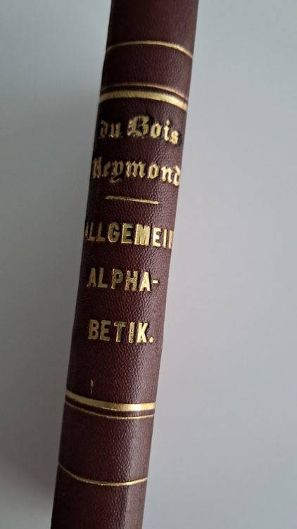 Livres: Antikes Buch "Kadmus" von F. H. du Bois-Reymond (1862) – D'occasion à Uster par Paeti7 1