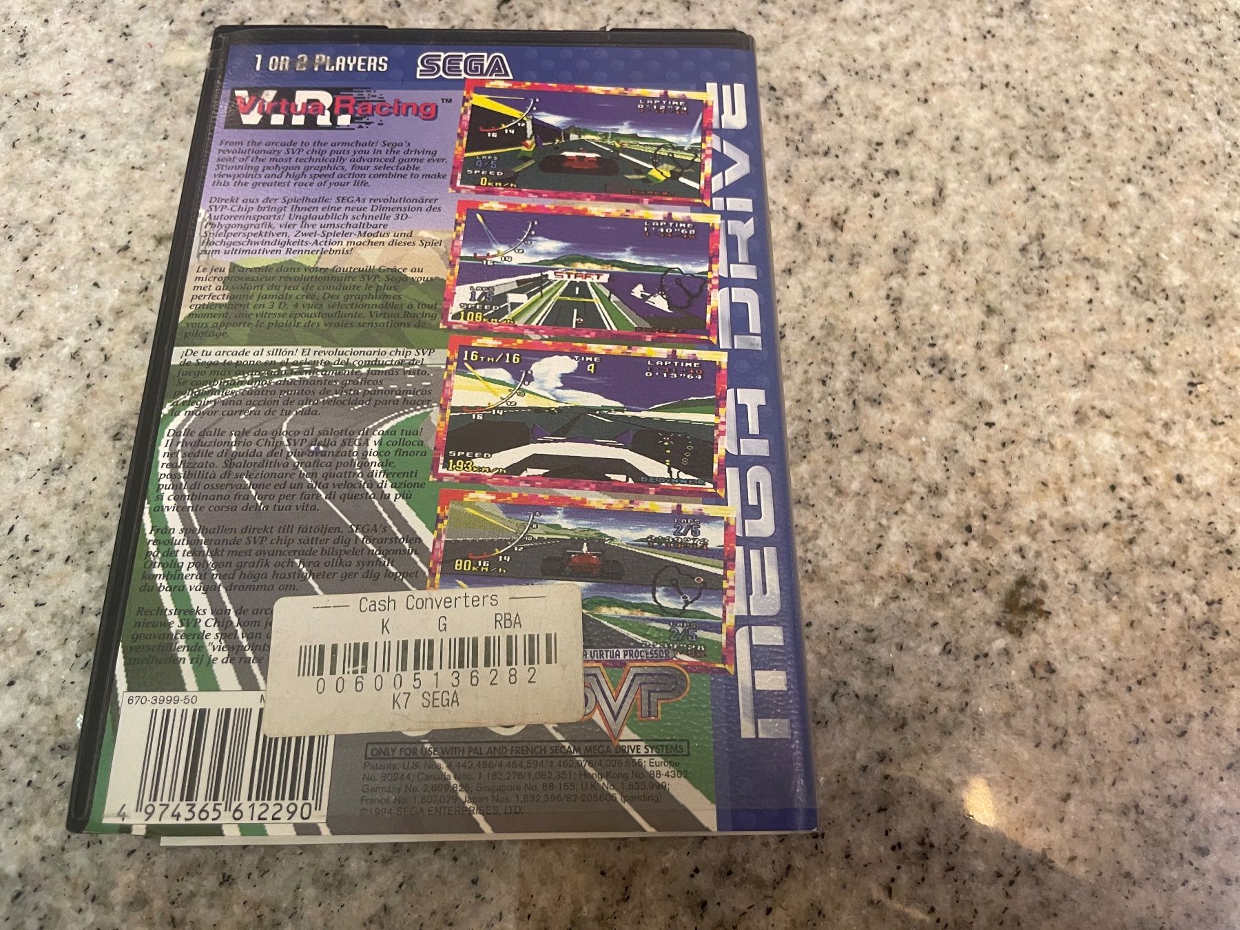Jeux: Jeu Sega Mega Drive "Virtua Racing" V.R. – D'occasion à Biel/Bienne par  2