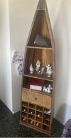 Unikates Weinregal Boot Recyclingholz 