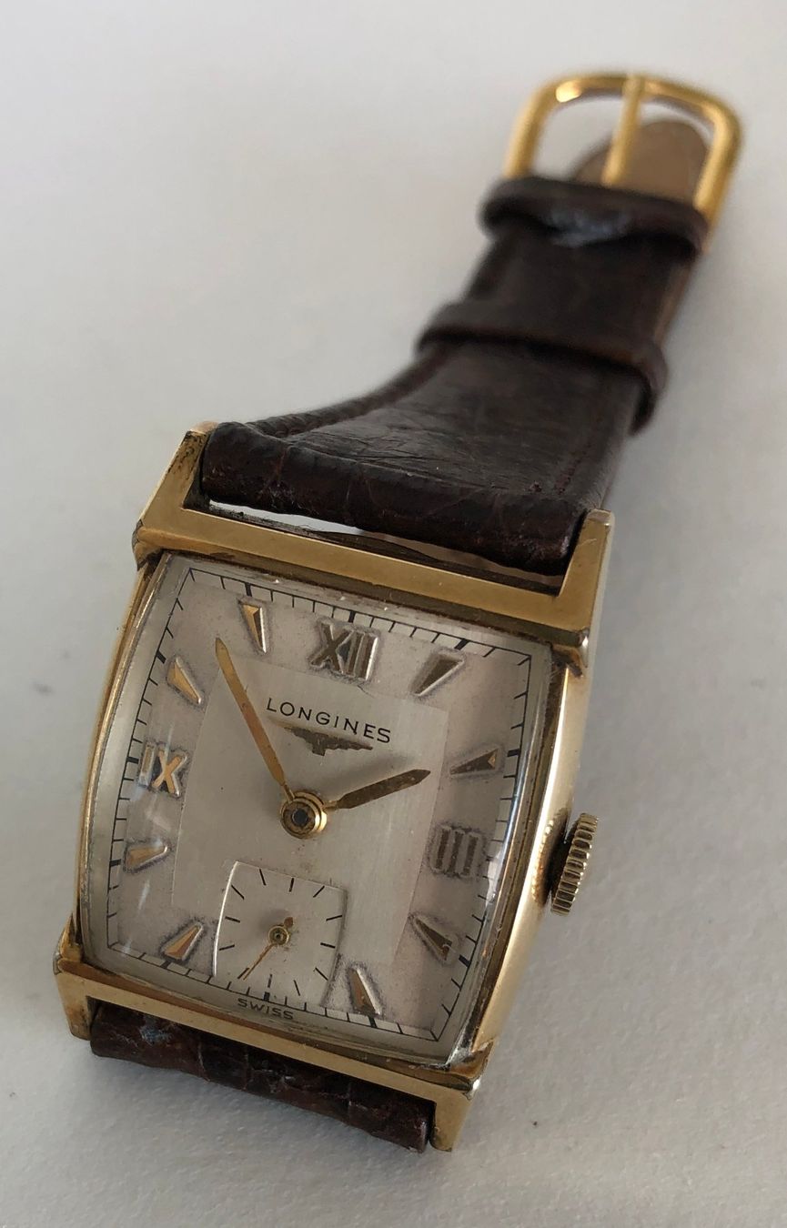 Longines 6666 Longines Uhrwerk Vintage-Longines-Uhr Aus Gold Und Stahl Aus  Den 1950er Jahre