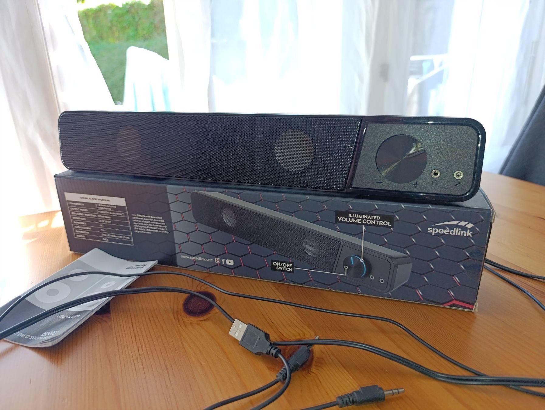 Lautsprecher: Haut-parleur, barre de son Speedlink Brio – Gebraucht aus Prangins von Timband 1