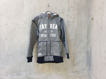 NEUF, Sweat capuche H&M, rayé, garçon, 110/116