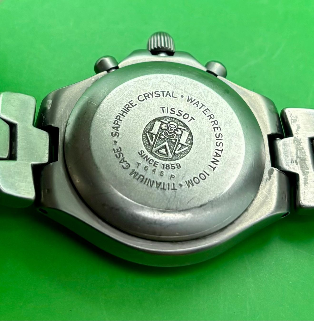 Tissot Orologi: TISSOT 1853 CHRONOGRAPHEN TITANIUM 100M/330FT – Usato da Rorschach venduto da ZeitWerk.10 9