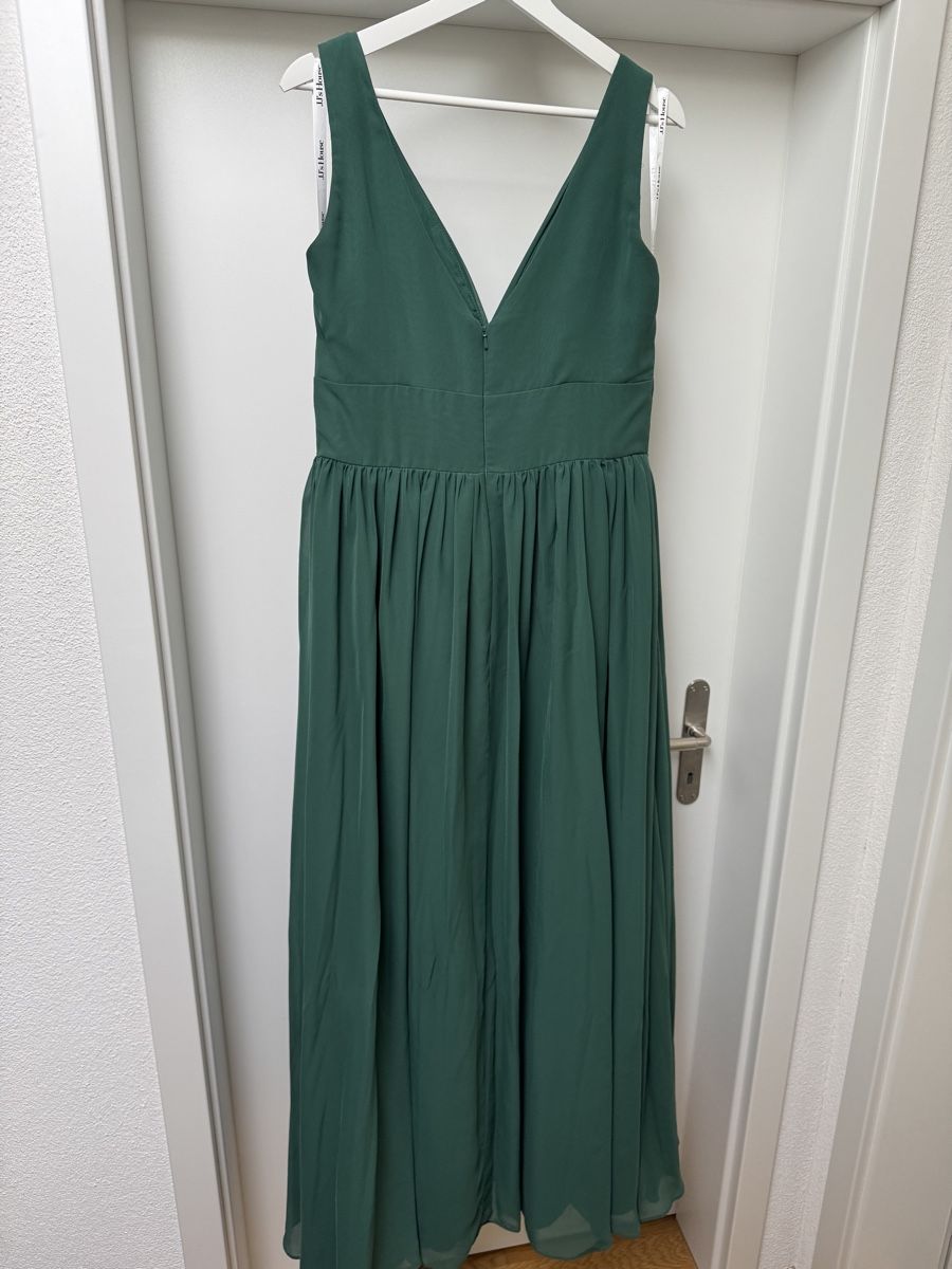 JJ’s House Vestiti: Dunkelgrünes Abendkleid mit Schlitz – Usato da Elgg venduto da fra_9p7j 4