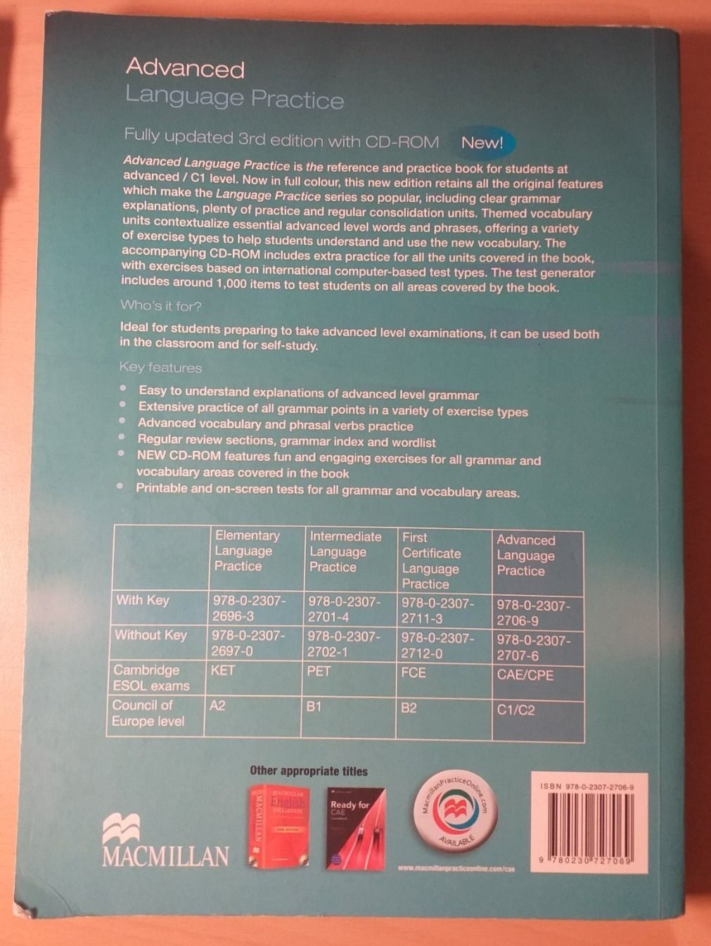 Livres: Advanced Language Practice, 3rd Edition – D'occasion à Schindellegi par nin_7njd 1