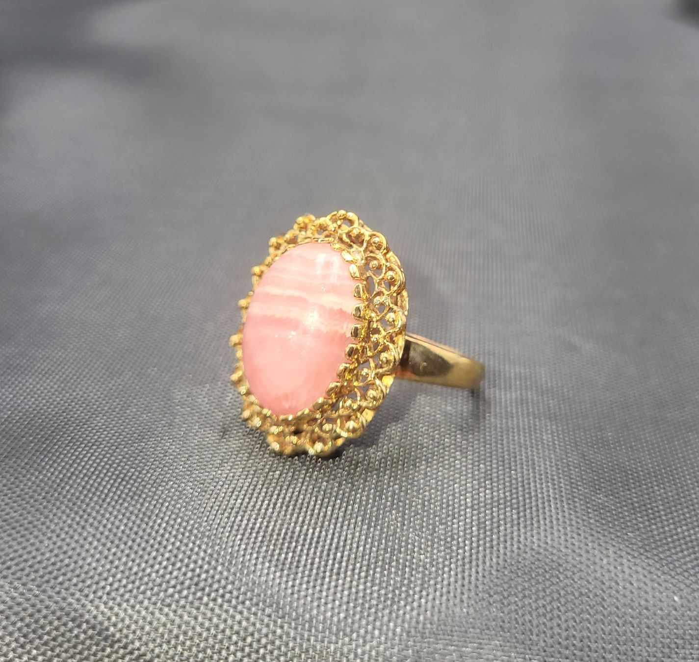 Anelli: Gold 585 Vintage Ring Mit Rosa Stein – Usato da Wald ZH venduto da Dasilver 3