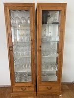 2 x 1 Antik Teak Holz Stand Vitrinen beachte anderer Abolort