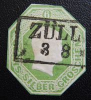 Preussen Kat. GAA 6 gest. 1851 Kat. 400 Euro für auf Brief s
