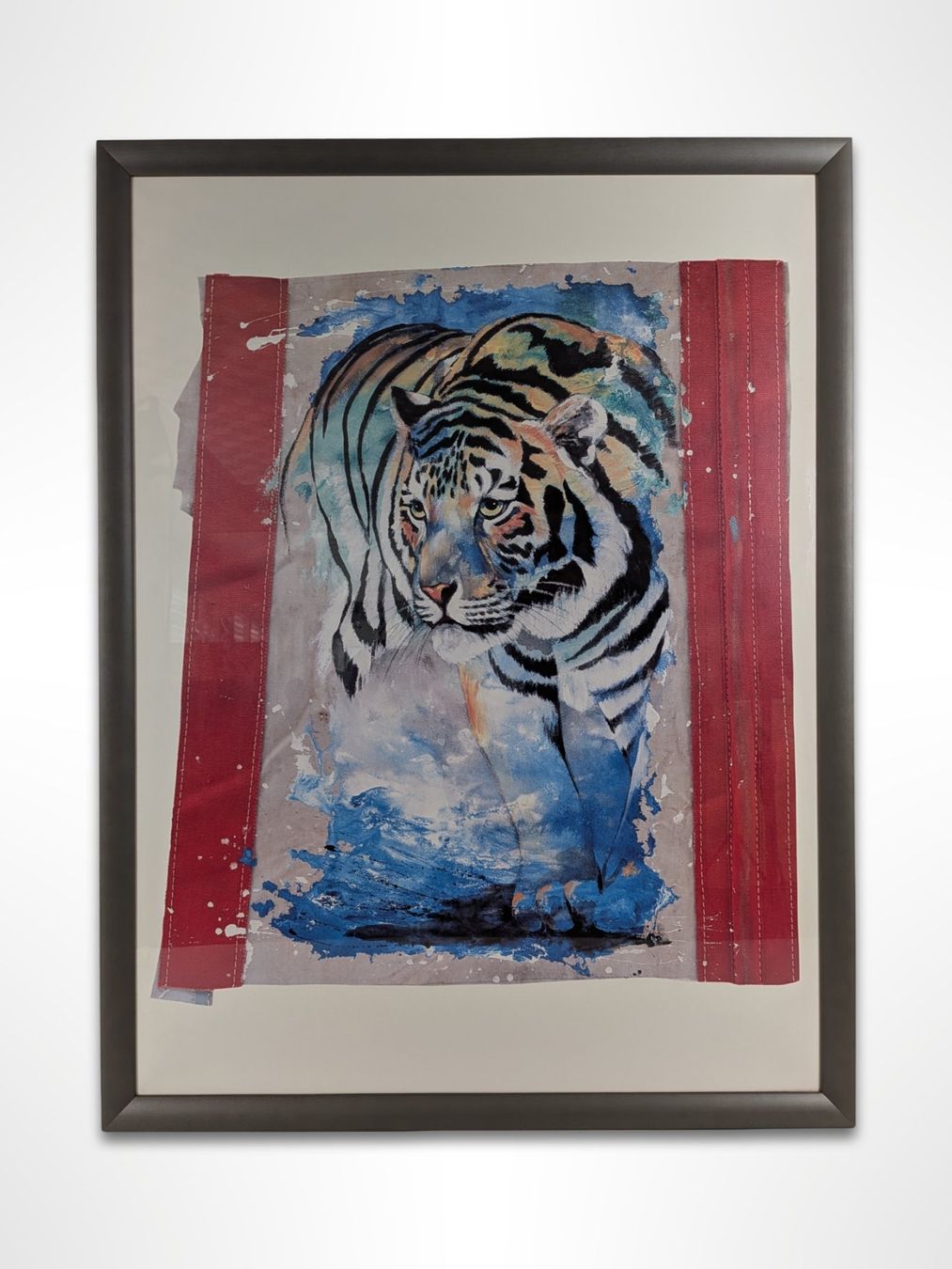 Poster & Bilder: Kunstdruck Tiger von Rolf Knie – Gebraucht aus Suhr von Restwert_Suhr