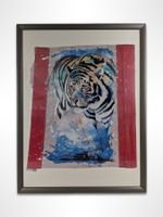 Kunstdruck Tiger von Rolf Knie