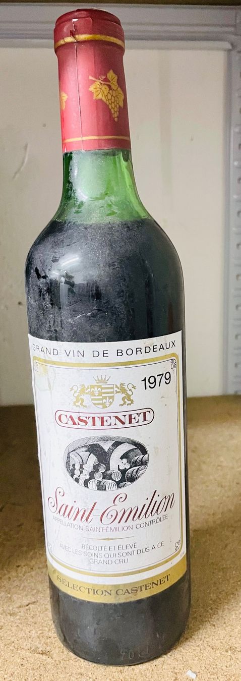 Wein: Castenet Saint-Emilion -  Grand Cru 1979 – Neu (gemäss Beschreibung) aus Lyss von Katai