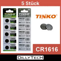 Tinko CR1616 Knopfzellenbatterie - 5 Stk.