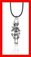 Kette Skelettpaar Skull Modeschmuck Halsband Halskette chain