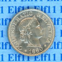 CHF___0.10 1880 stgl  * nigelnagelneu! 10 Rappen