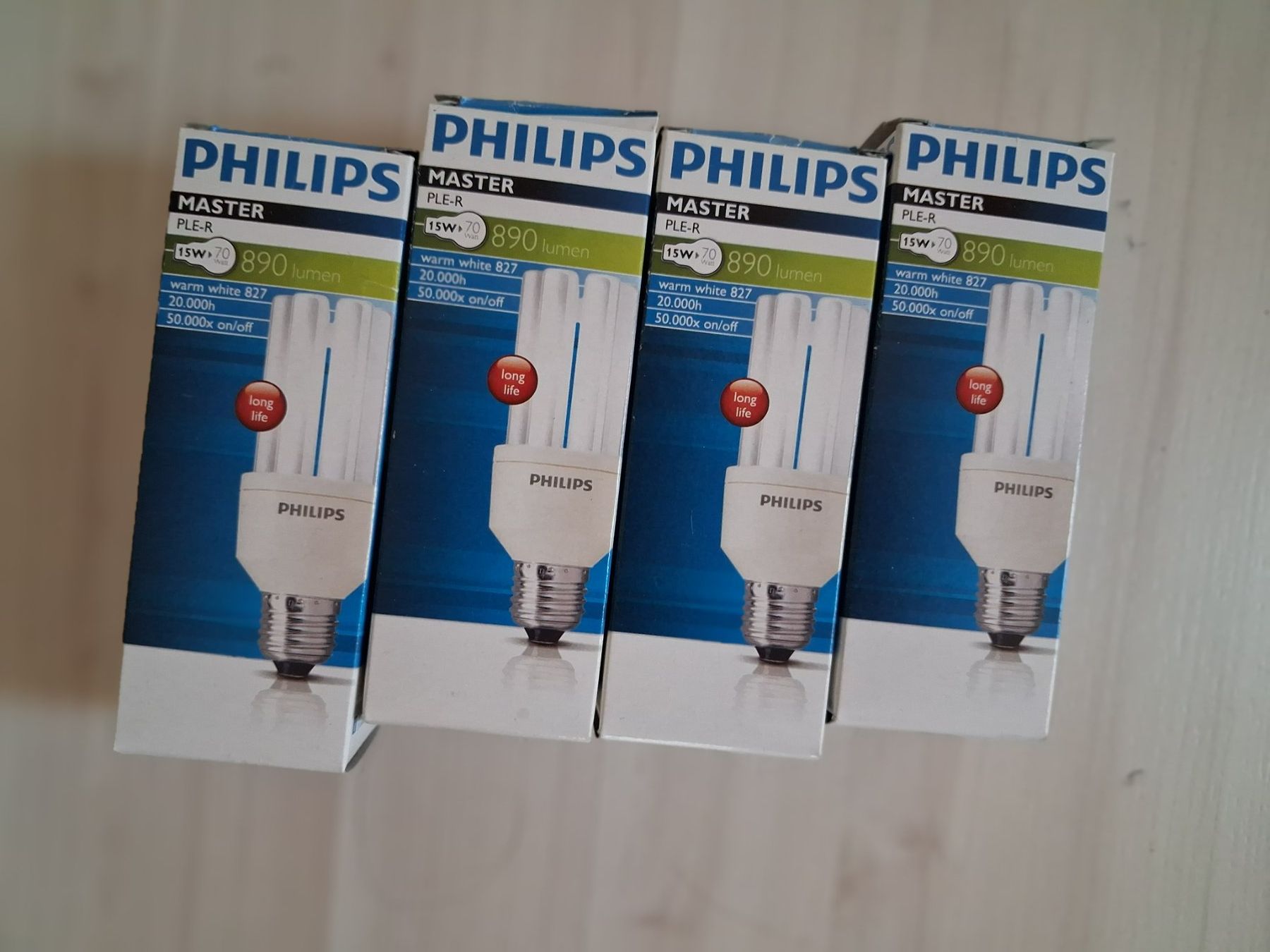 Philips Lampes: 4 X SPARLAMPE E 27 – Neuf avec emballage d'origine à langnau par Santos1411