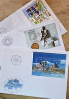 SUISSE - 3 FDC avec blocs