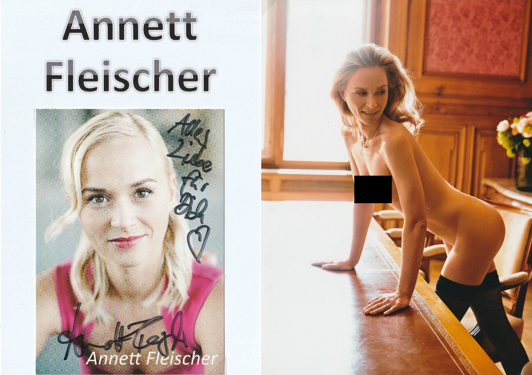 Autografi: Annett Fleischer / Originalautogramm – Usato da Schwyz venduto da racingautographs