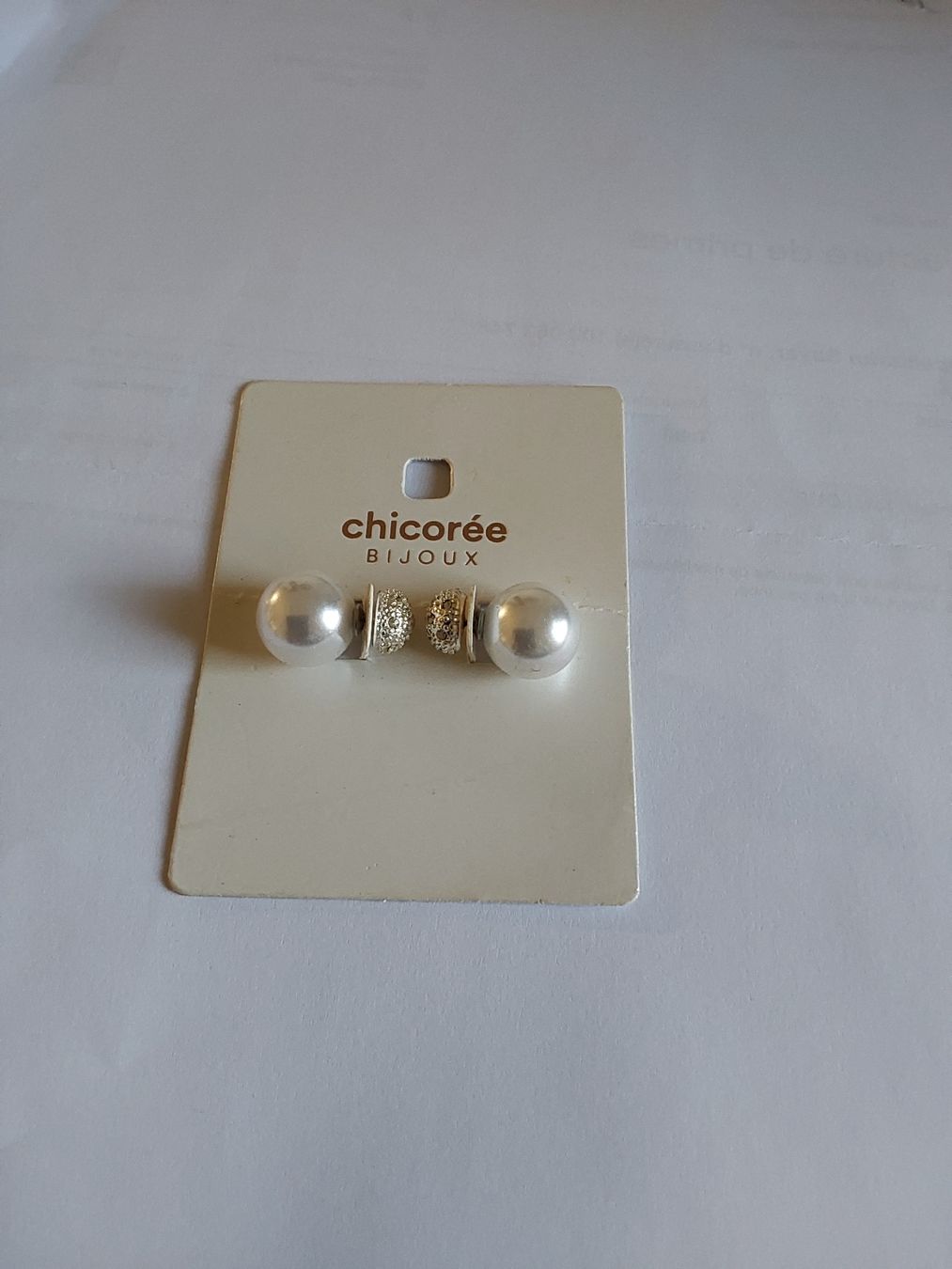 Orecchini pendenti & Orecchini a lobo: Chicorée Bijoux - Boucles d'oreilles – Nuovo e nell'imballaggio originale da Brügg BE venduto da rup_p6cw