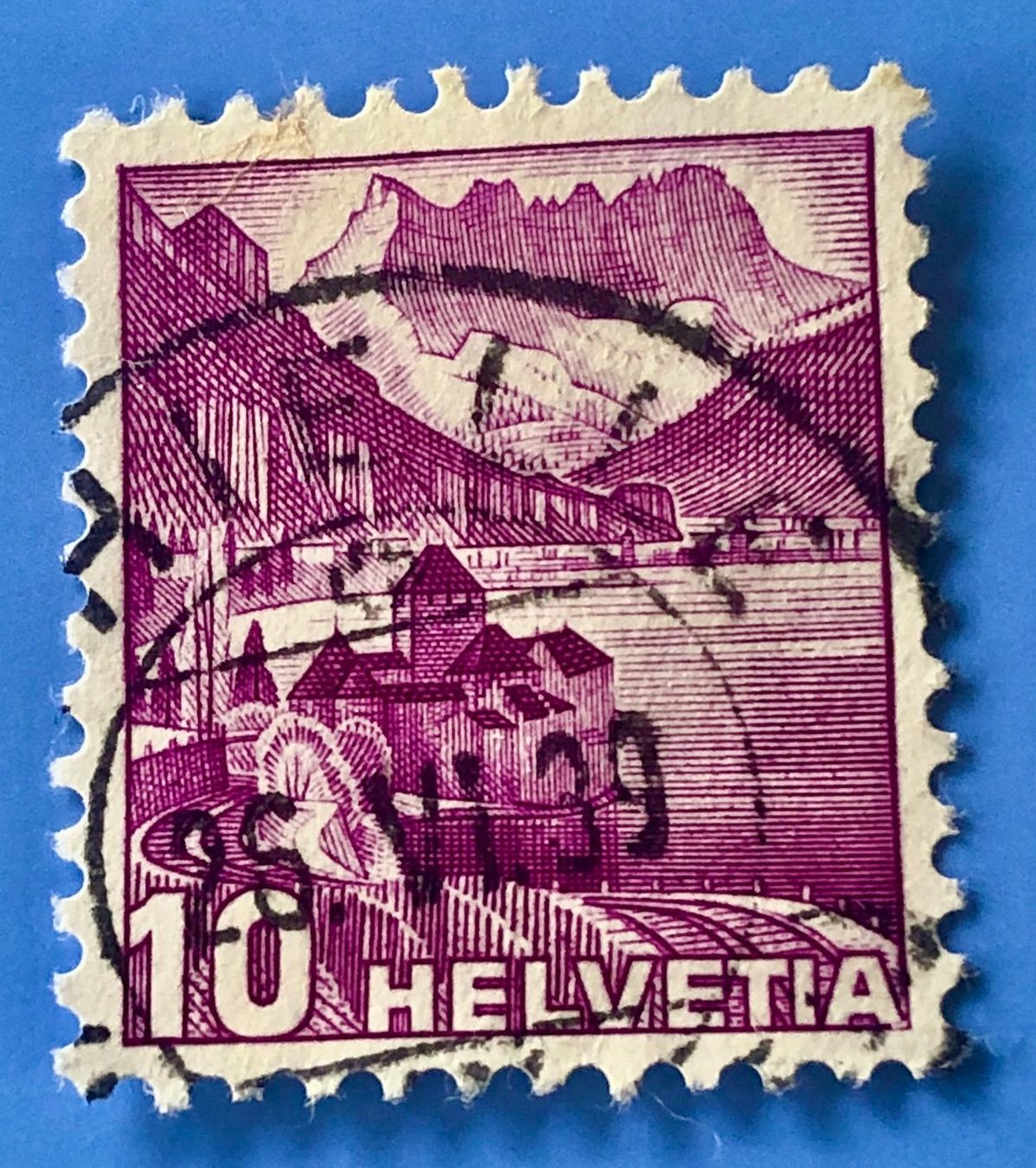 Tutti i francobolli: Nr.203 Landschaftsbilder Stempel     – Usato da Aarau venduto da Billa007