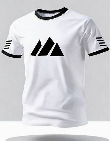 T-Shirt, weiss, 100 % Baumwolle (Neuware)