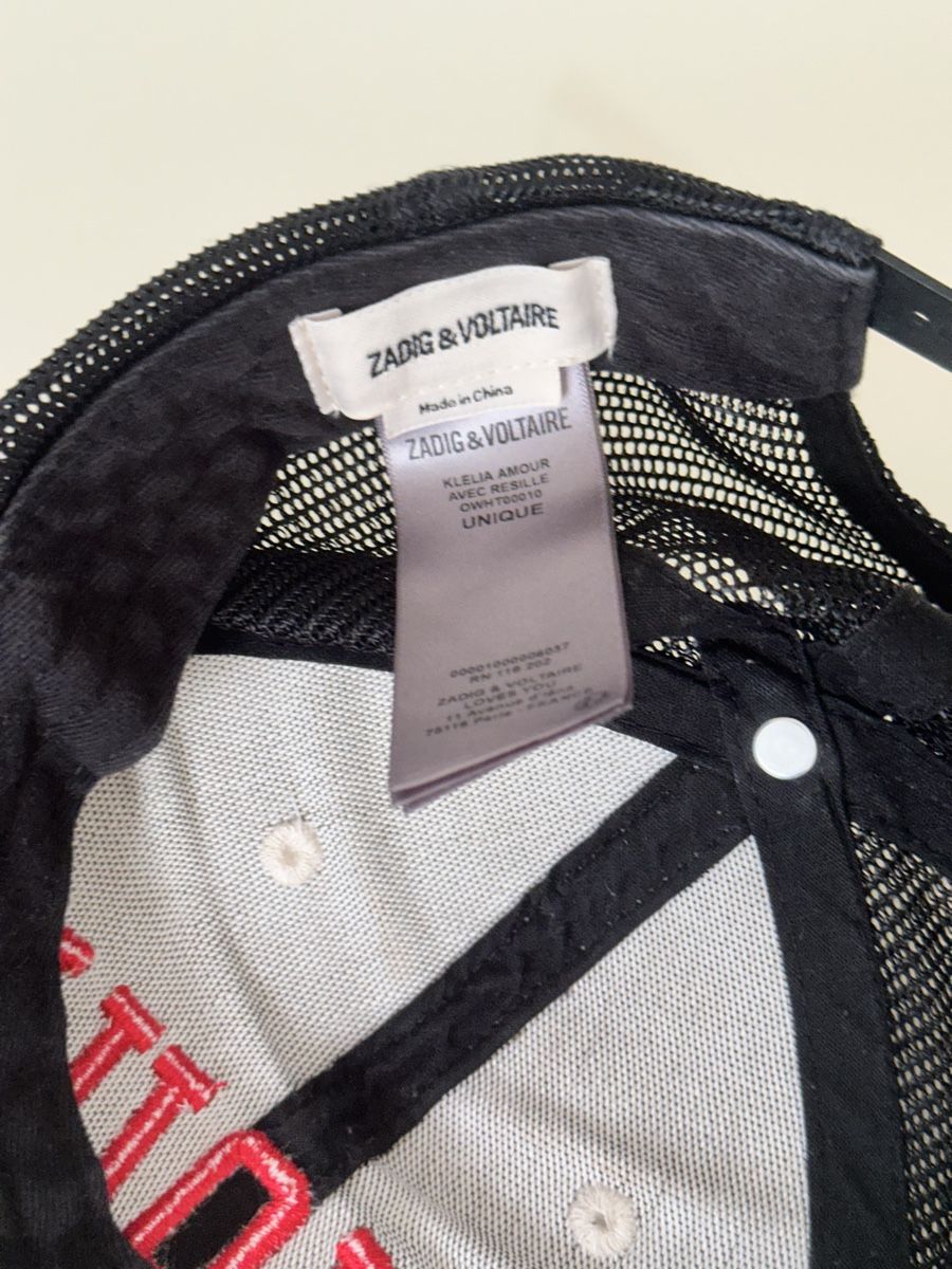 Zadig & Voltaire Copricapi, berretti & cappellini: Cap Zadig & Voltaire AMOUR Trucker Mesh Universal – Nuovo (secondo la descrizione) da Zürich venduto da Mona-L 3